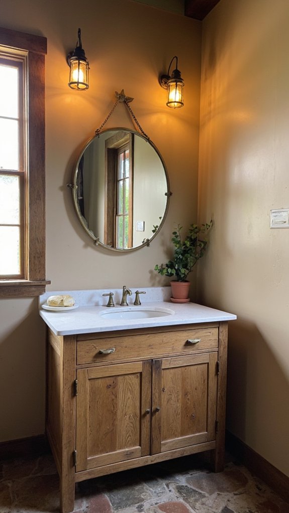 cozy rustic lantern ambiance