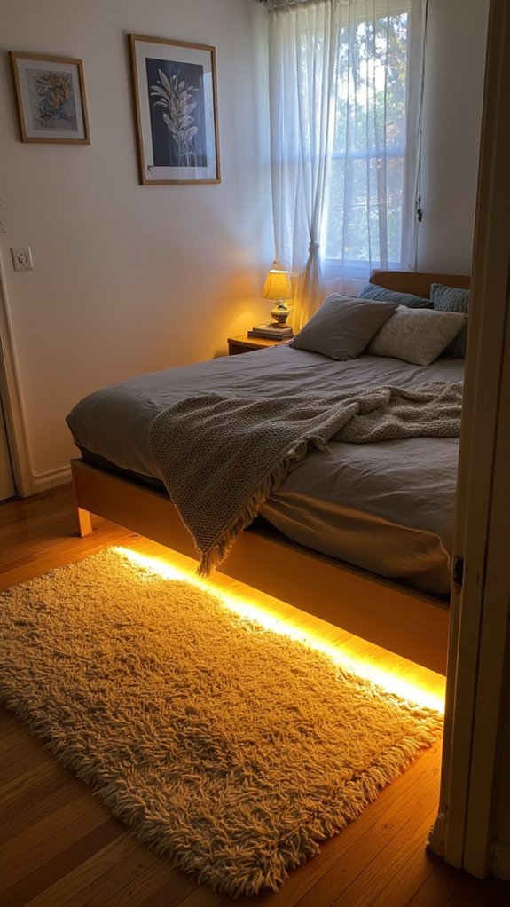 cozy under bed led lighting