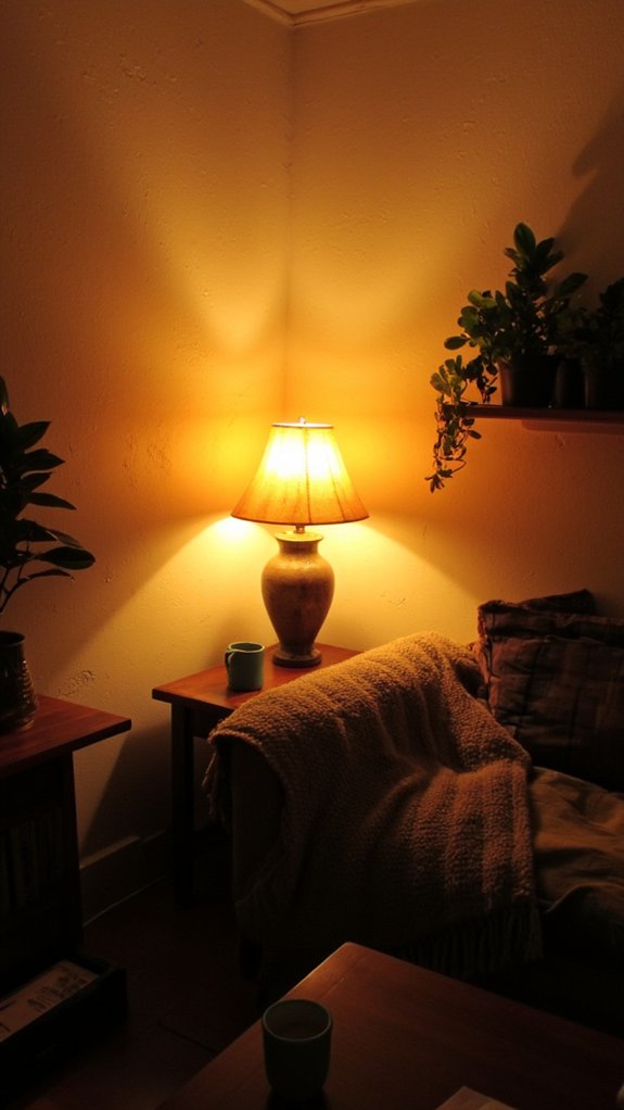 cozy warm toned table lamps