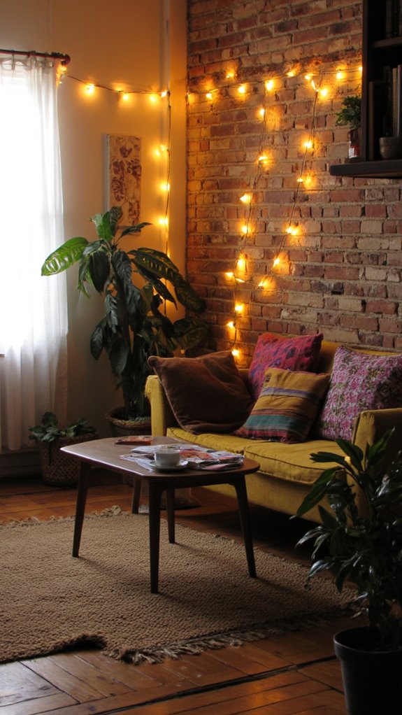 cozy whimsical string lights