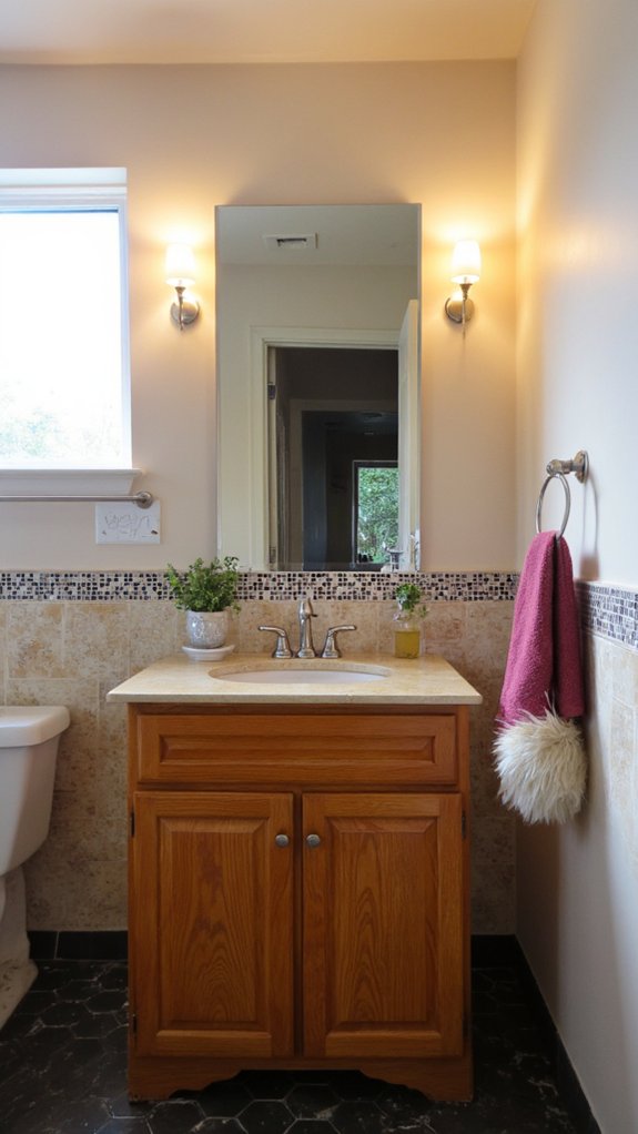 effective bathroom task lighting