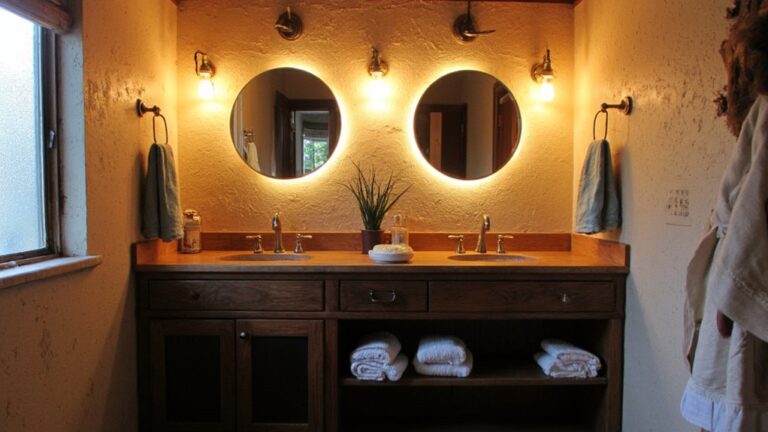 elegant bathroom mirror lighting