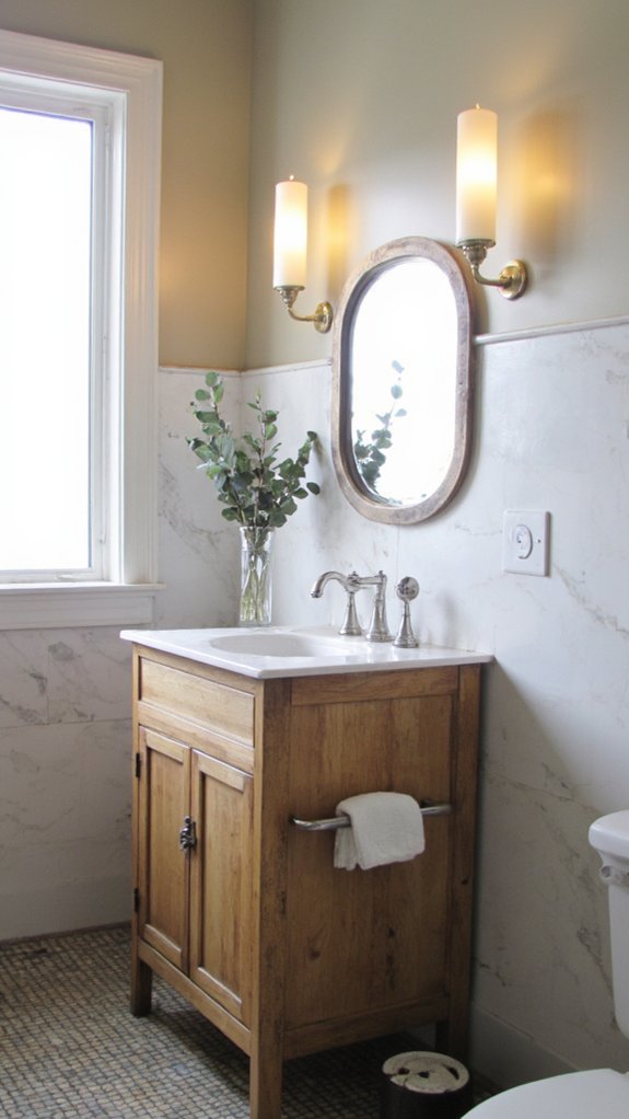 elegant bathroom wall sconces