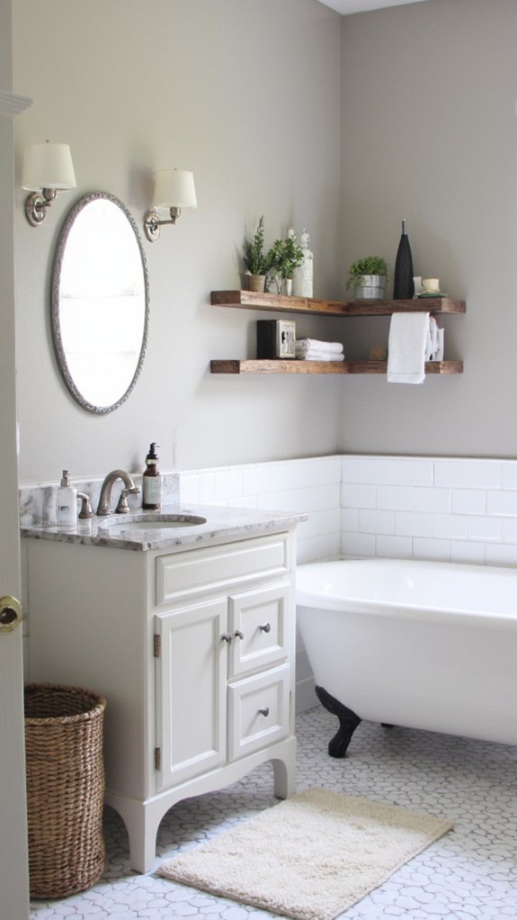 elegant bathroom wall sconces