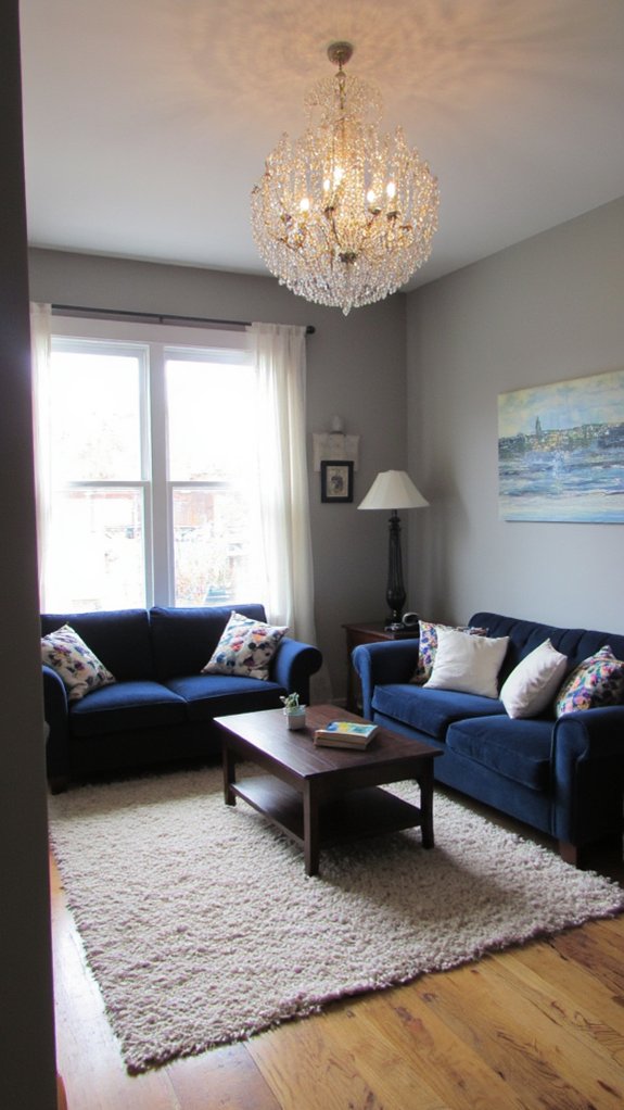 elegant crystal chandelier allure