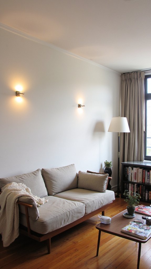 elegant wall sconces enhance