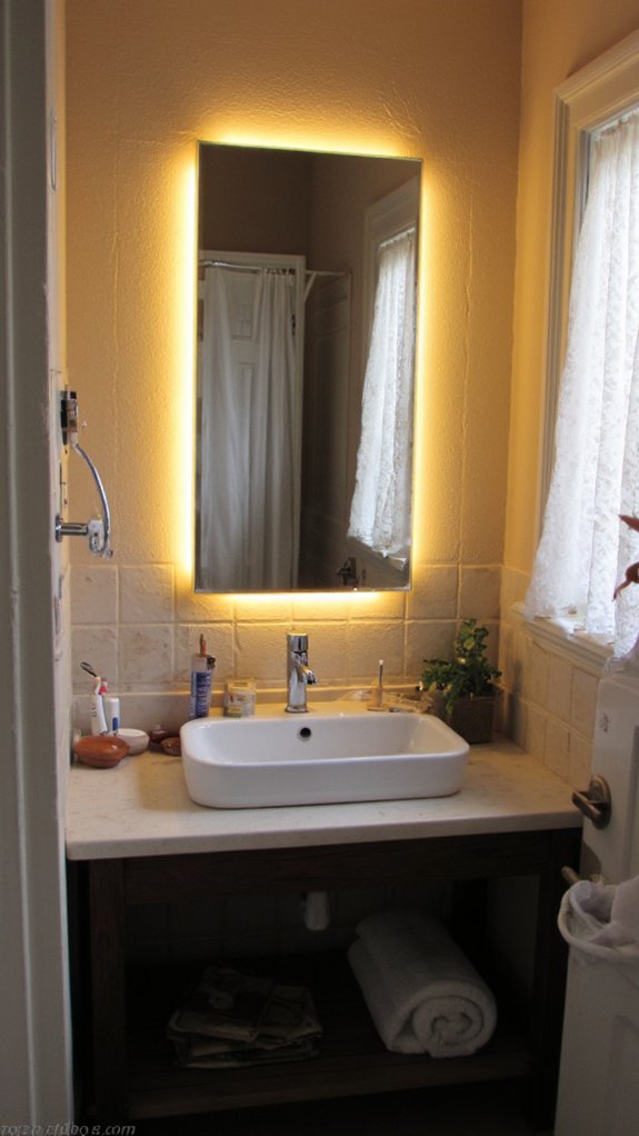 elegant warm glow reflections