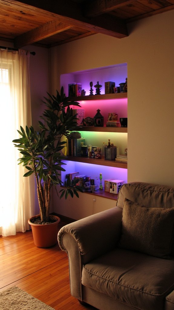 energy efficient ambient color lighting