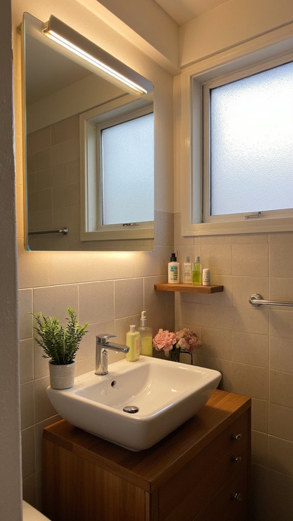 energy efficient bathroom lighting