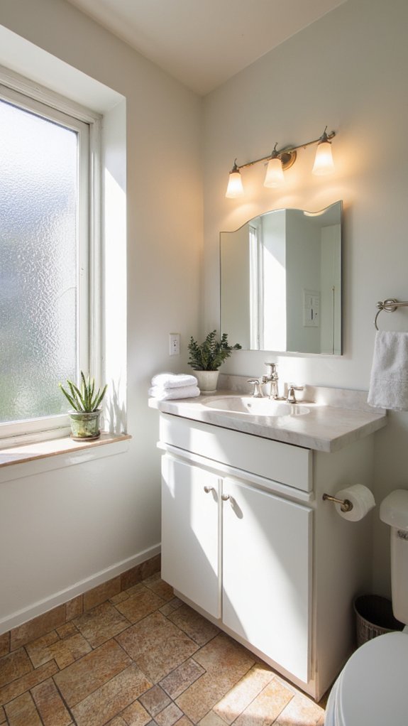 energy efficient bathroom lighting