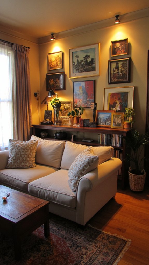 enhance artwork with lighting