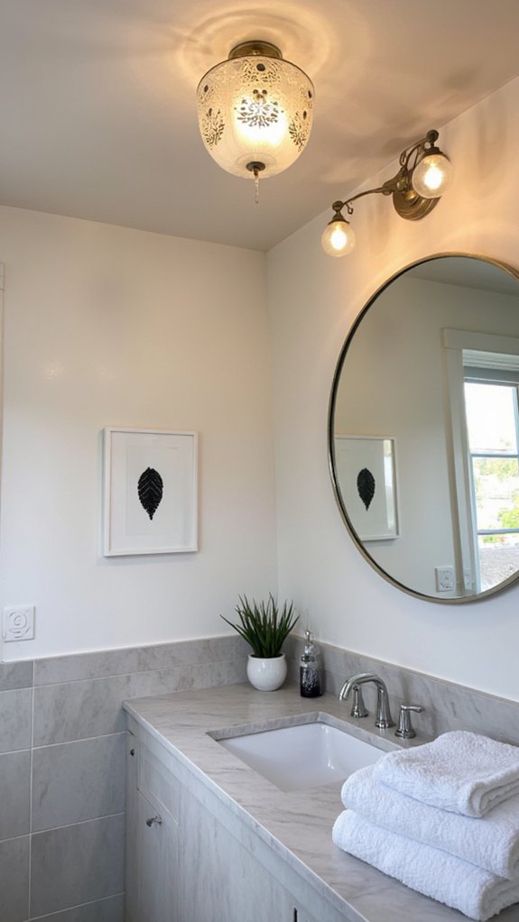 enhance bathroom lighting accessories
