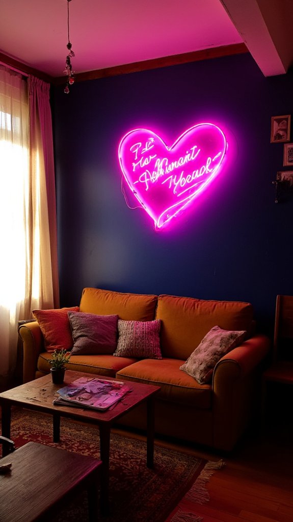 expressive led neon decor