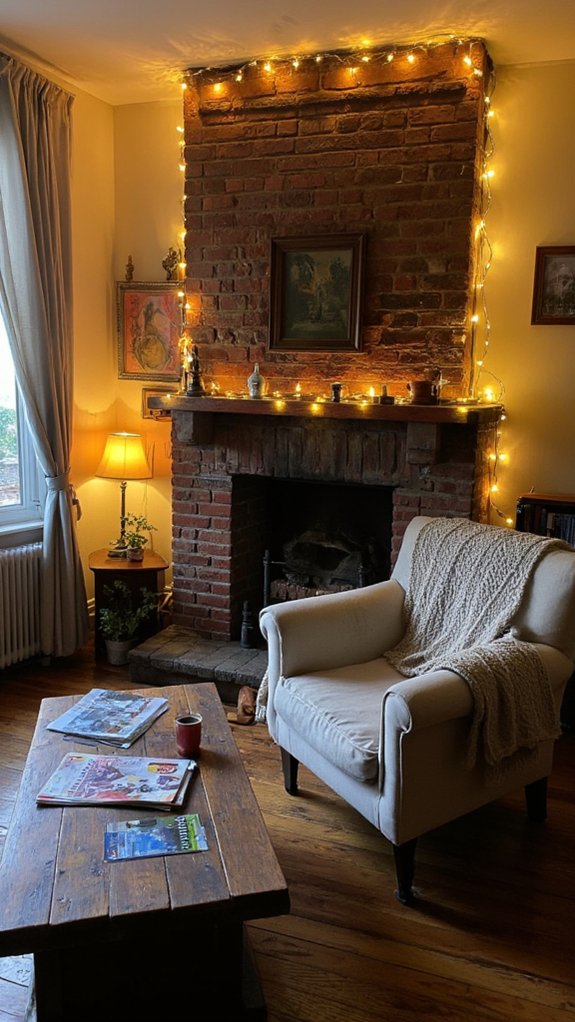 fairy lights create warmth