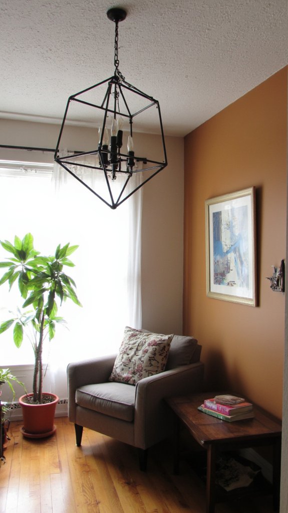 geometric light fixture creation