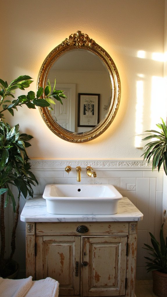 gold lighting creates serenity