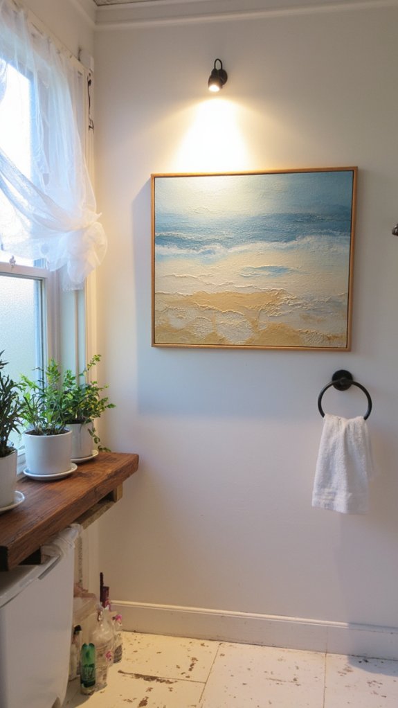 highlight artwork with lighting