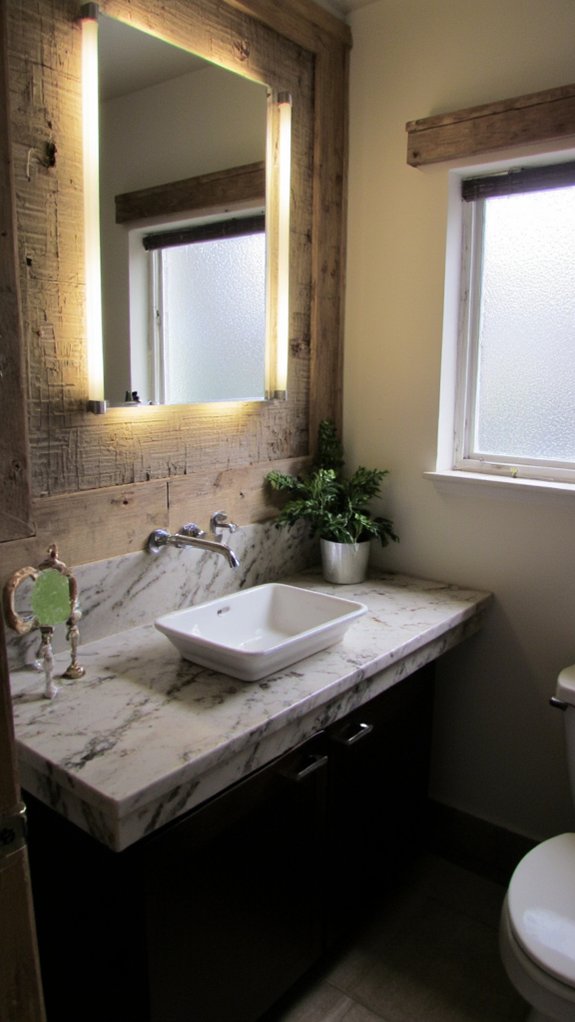 illuminated mirrors enhance aesthetics