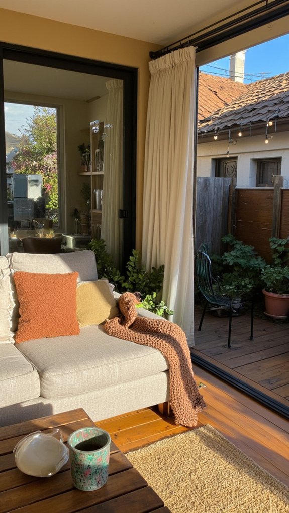 indoor outdoor lighting harmony