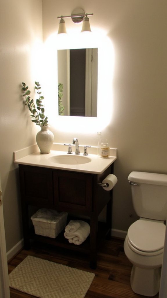 inviting soft glow mirrors