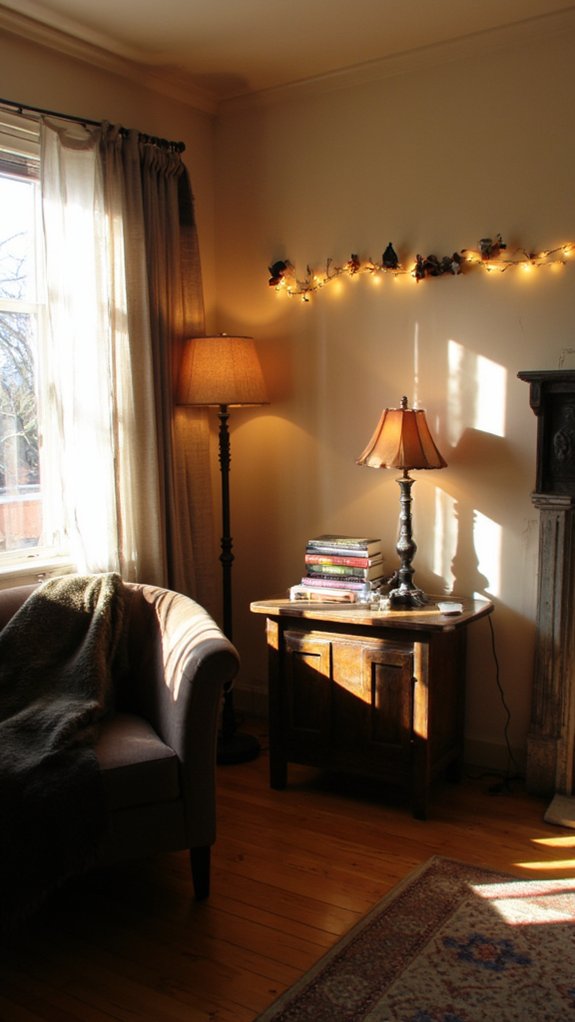 layered lighting creates ambiance