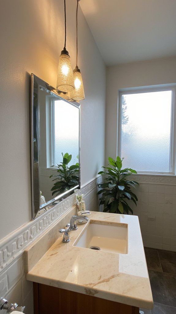 layered lighting enhances ambiance