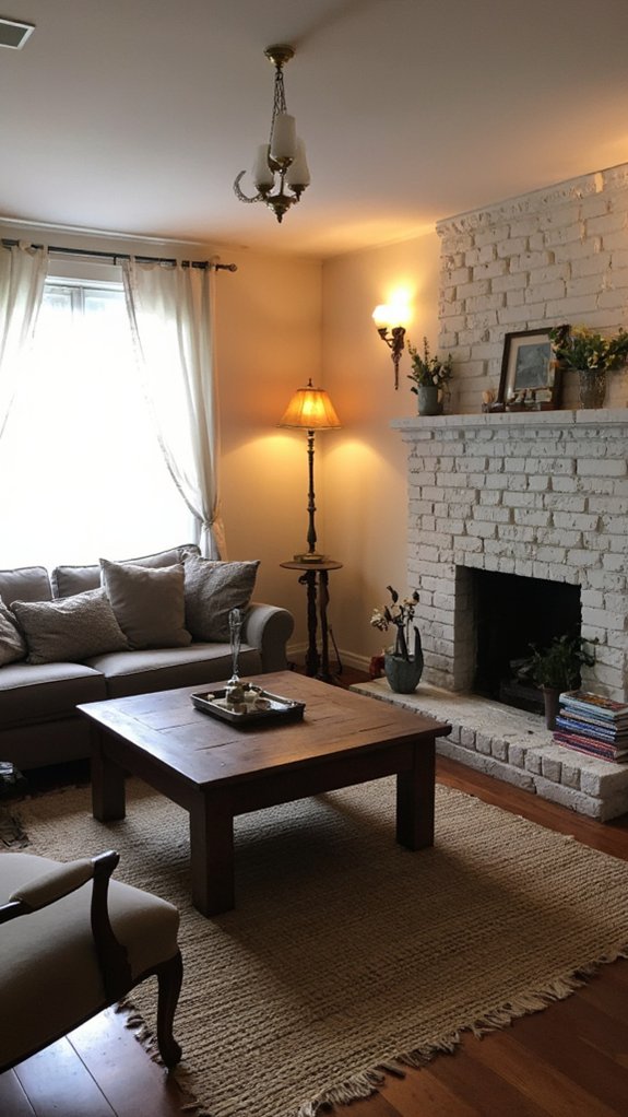 layered lighting enhances ambiance