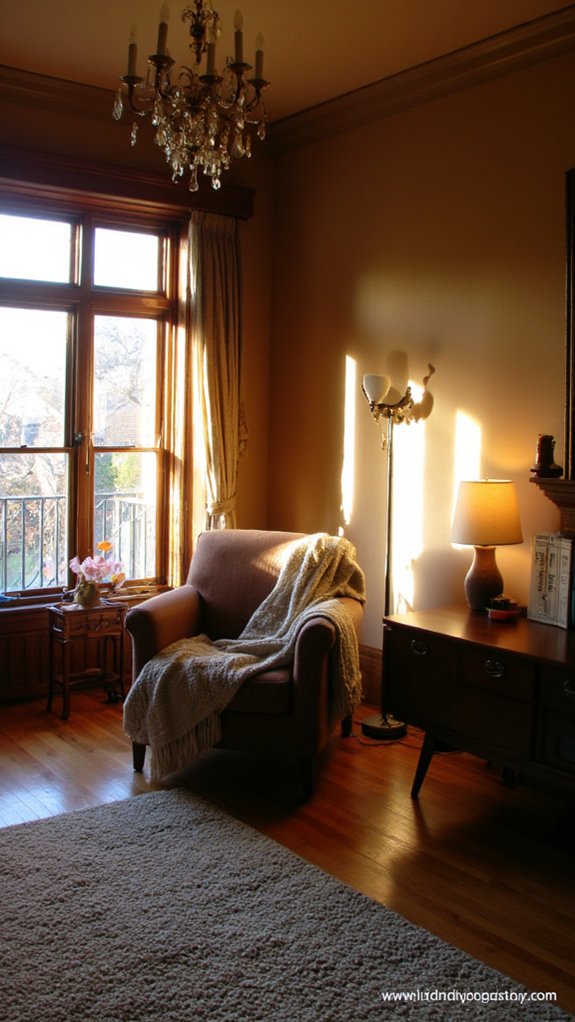 layered lighting enhances ambiance