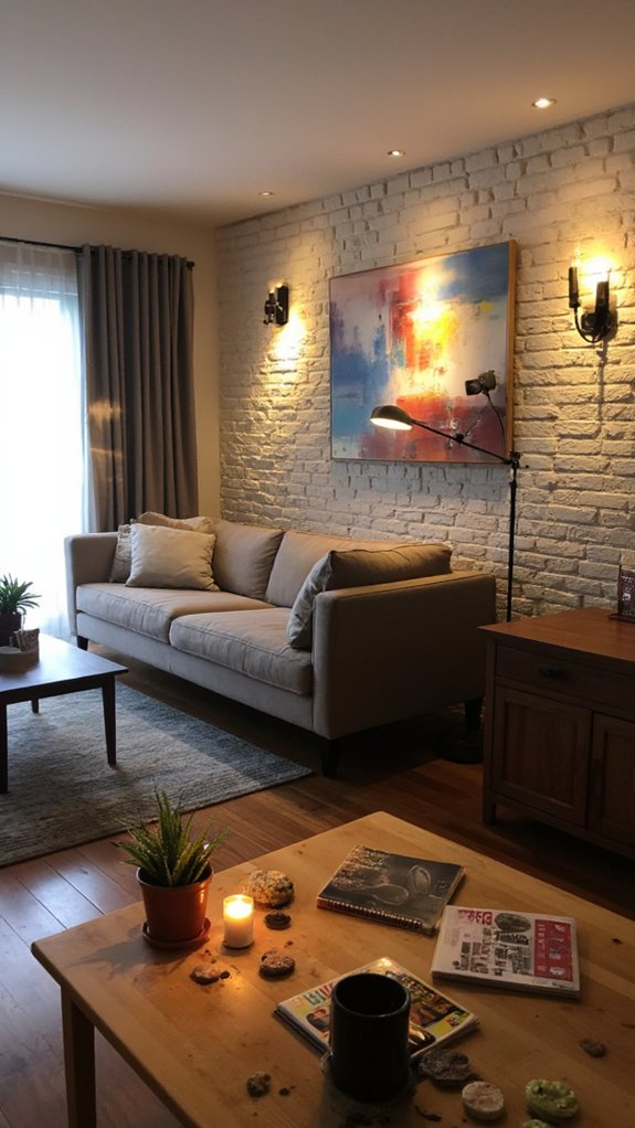 layered lighting enhances atmosphere