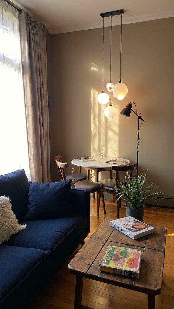 layered lighting enhances atmosphere