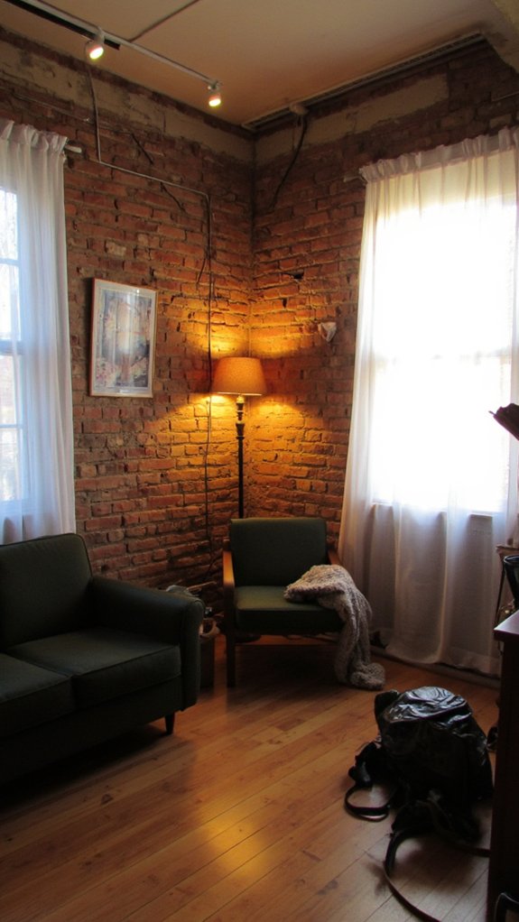 layered lighting enhances space