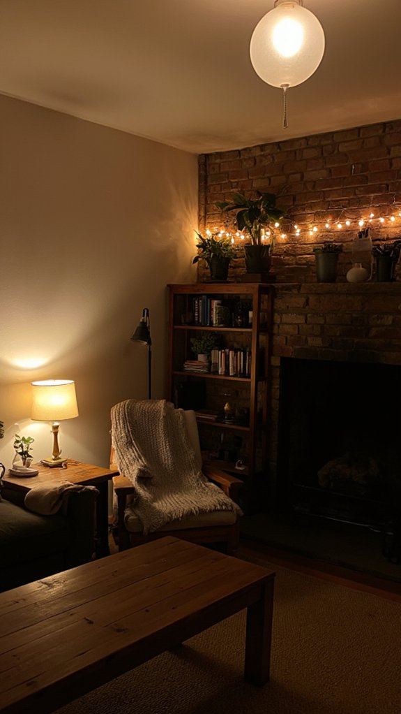 layered lighting for ambiance