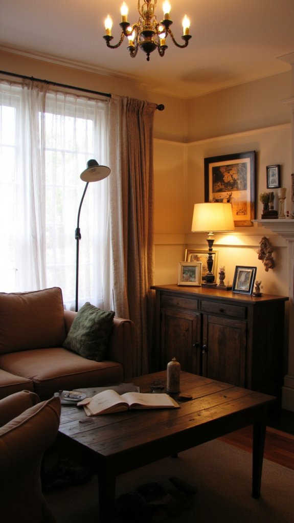 layered lighting for ambiance