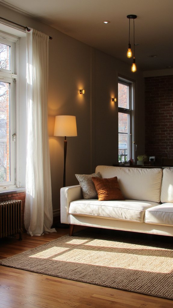 layered lighting for ambiance