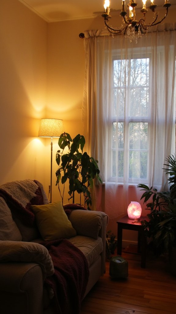 layered lighting for relaxation