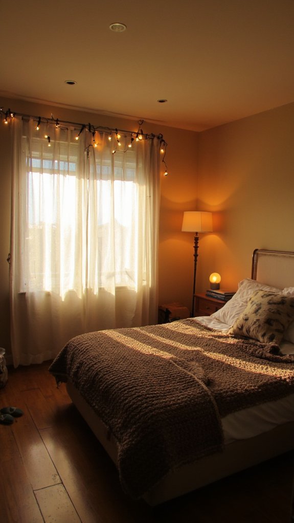 layered lighting for warmth