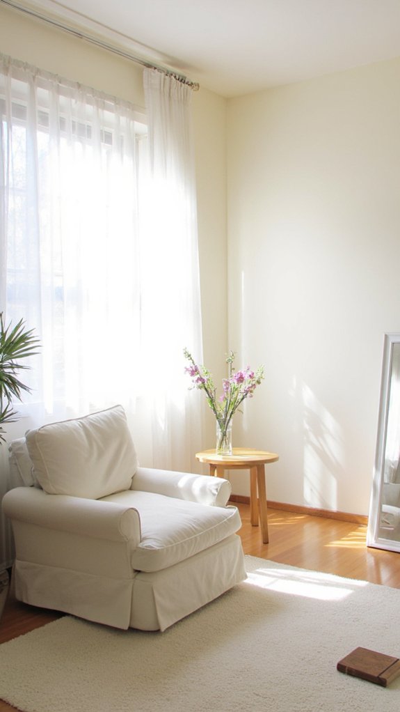 light colors enhance spaces