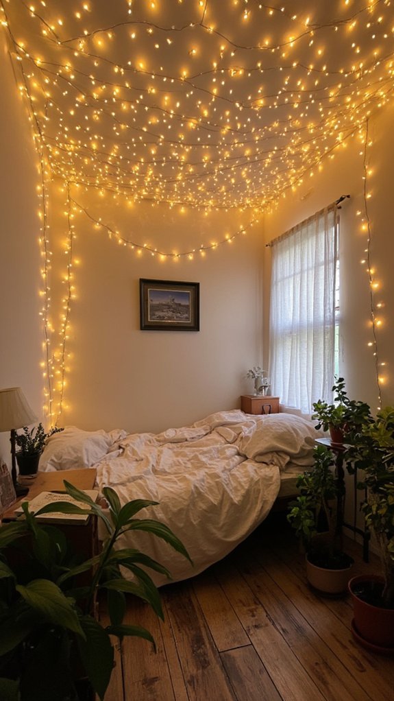 magical fairy light canopy