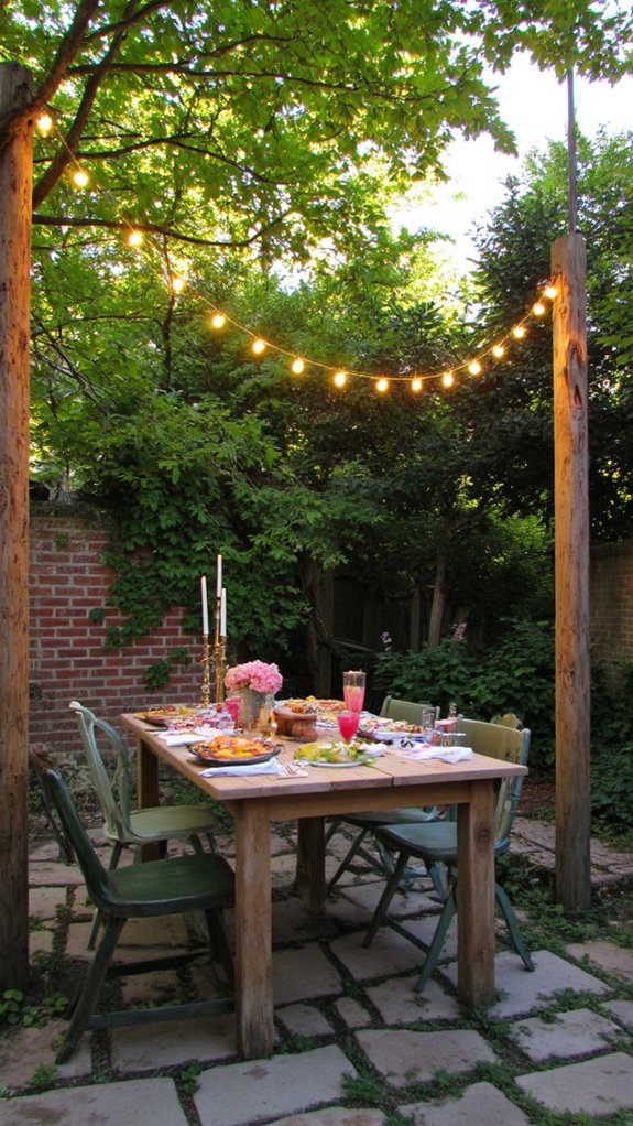 magical garden evening glow
