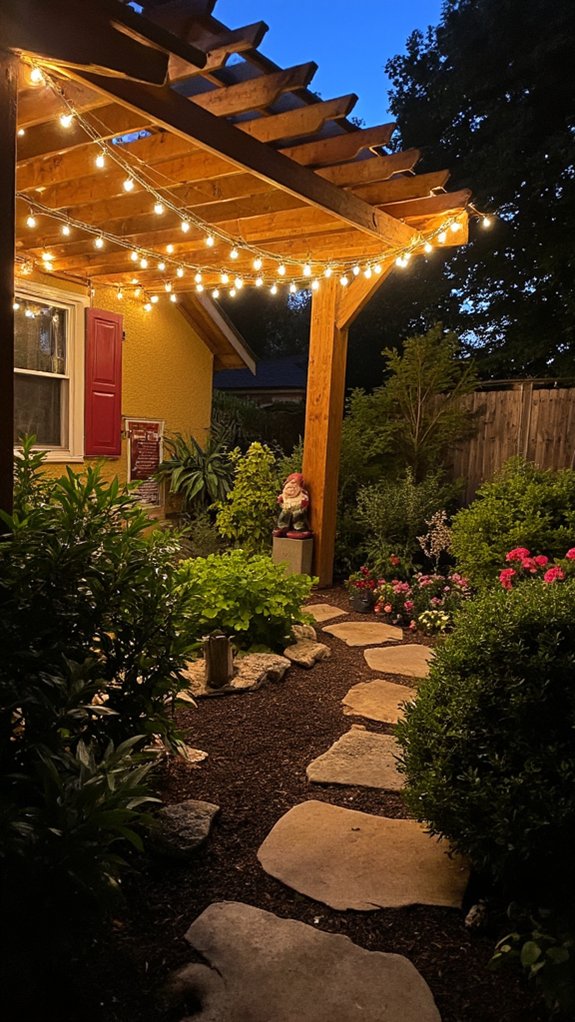 magical garden lighting transformation