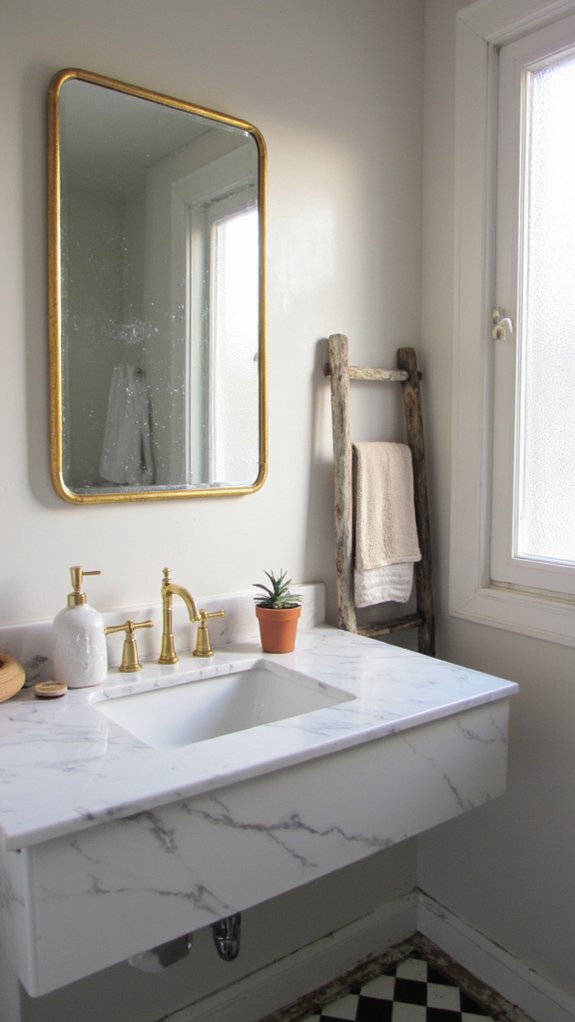 maintain gold fixtures shine