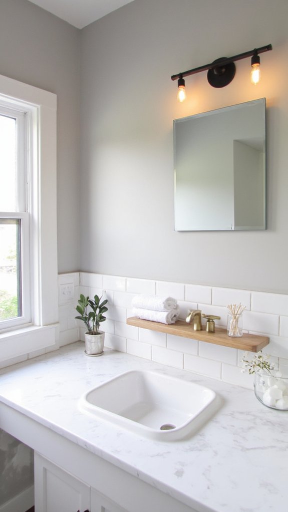 minimalist lighting enhances aesthetic