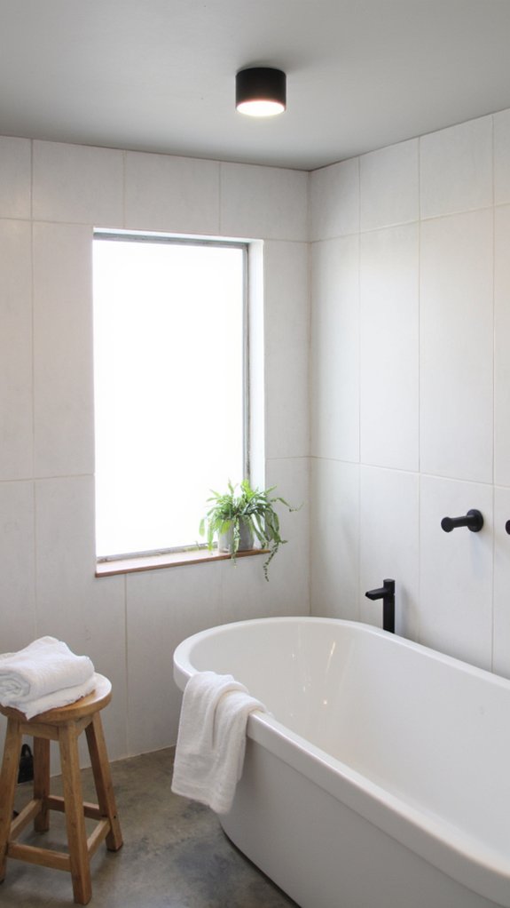 minimalist lighting enhances tranquility