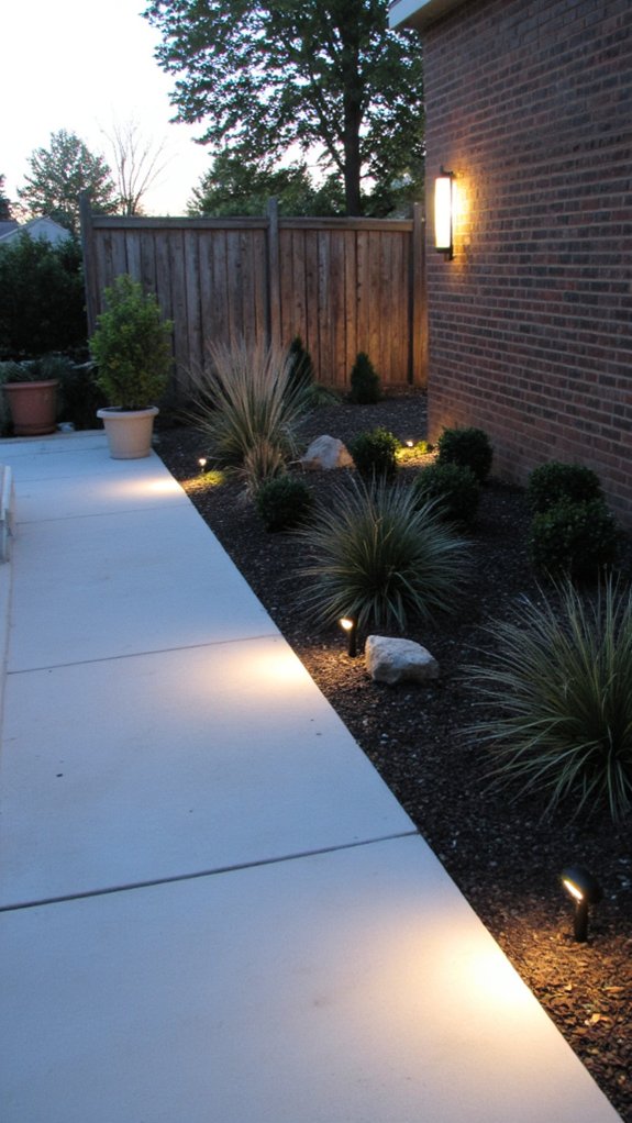 minimalist outdoor lighting elegance
