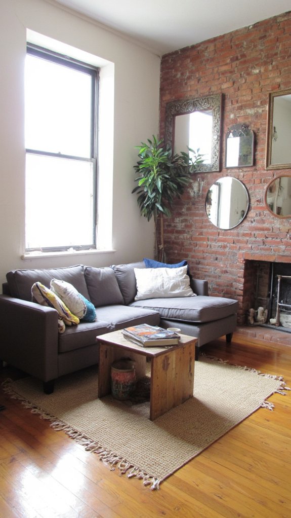 mirrors enhance natural light