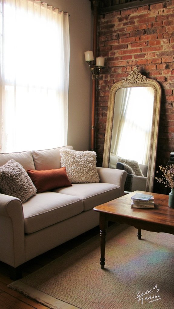 mirrors enhance natural light