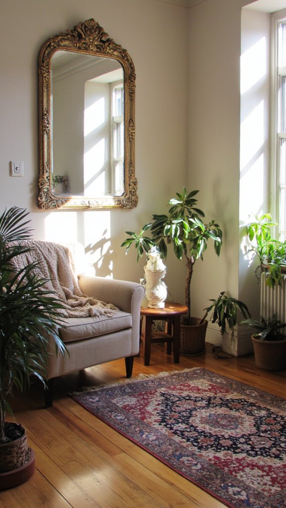 mirrors reflect natural light