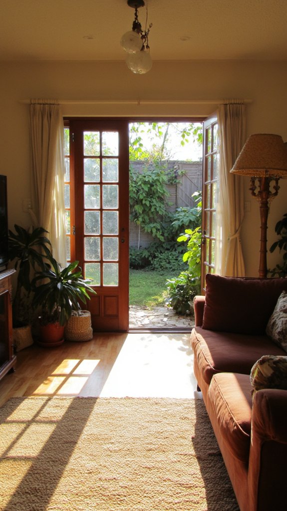 natural light enhances ambiance