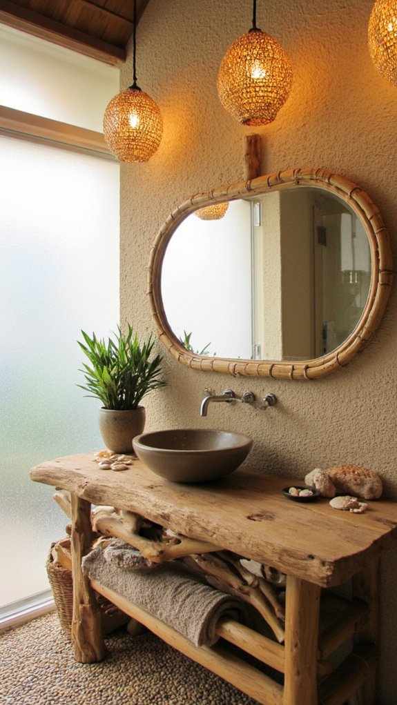 natural materials create ambiance