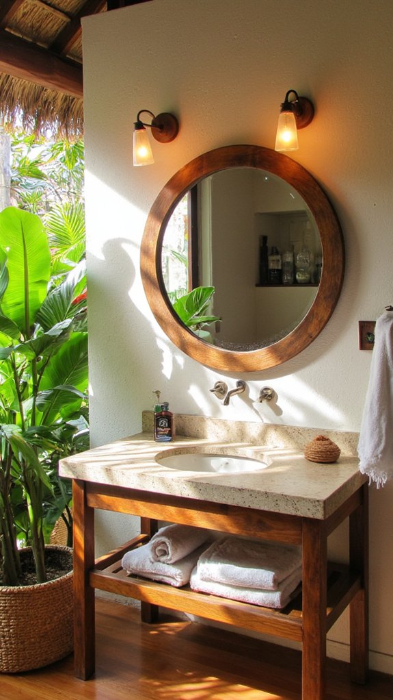 natural wood lighting elegance